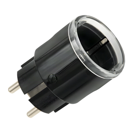 Shelly Plug S Gen3 Noir WiFi Matter 12A compatible avec Alexa et Google Prise intelligente