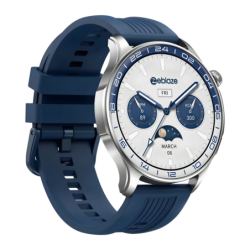 Zeblaze Btalk 4 Pro Bleu 1,43 pouces AMOLED Appels Bluetooth Fréquence cardiaque SpO2 14 jours IP68 Smartwatch
