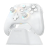 Machenike G3 V2 Kit Blanc 2,4 GHz/Bluetooth PC/Switch/Android/iOS effet Hall vibration 1000mAh RGB Manette sans fil