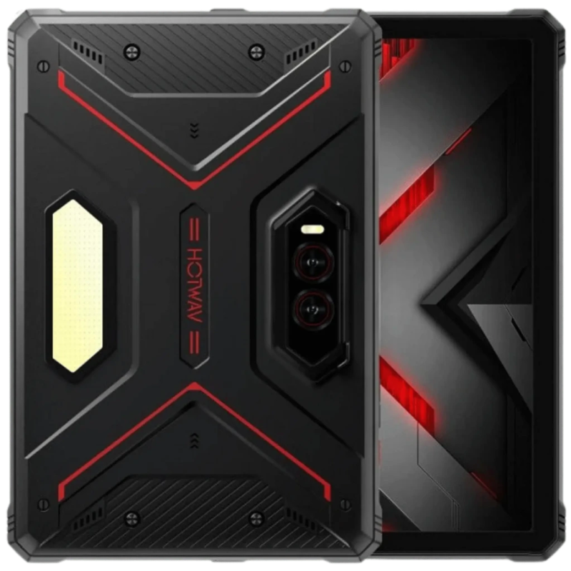 Hotwav R9 Plus 4G 8GB/512GB Rouge Rugged IP68/IP69K 11 pouces IPS 64MP 20080mAh Tablette