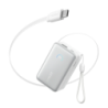 Anker Nano 10K Blanc avec câble rétractable 10000mAh 45W USB-C Power Bank
