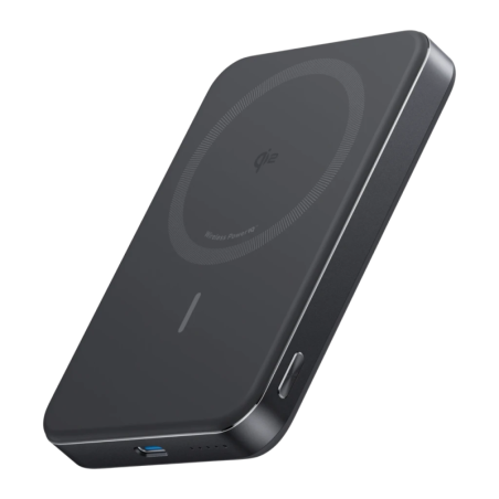 Anker MagGo Slim Noir 10000mAh 30W Qi2 USB-C Power Bank