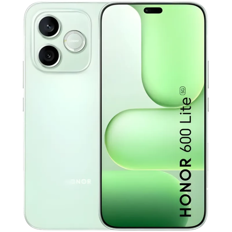 Honor 600 Lite 5G 8GB/128GB Vert Sprout 6,6 pouces AMOLED 120Hz 108MP 6520mAh 45W NFC