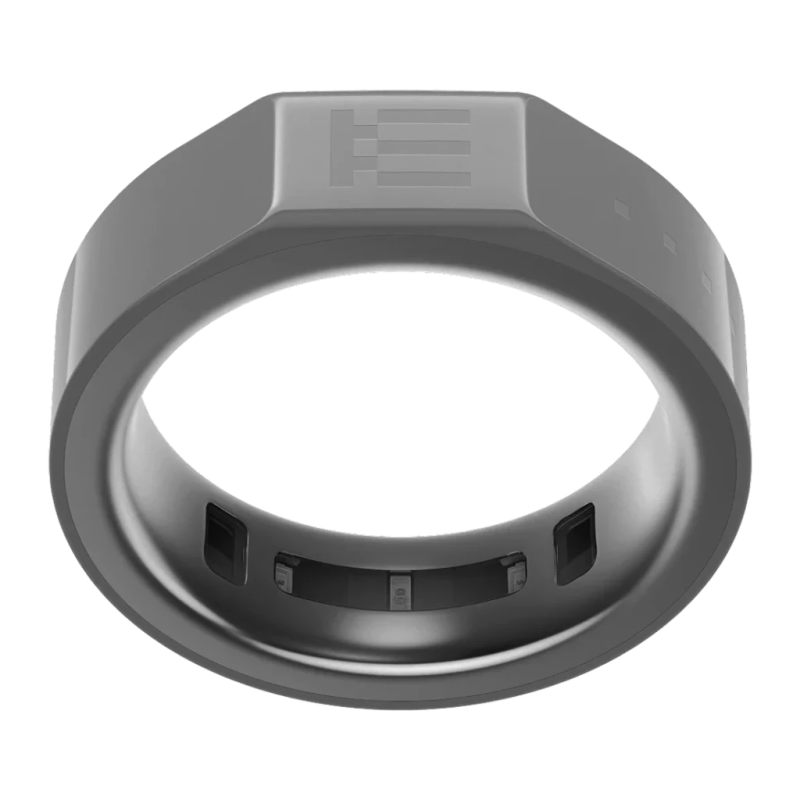 Even Realities R1 Size 14 Température Corporelle FC HRV SpO₂ Sommeil Gris Bluetooth Bague connectée