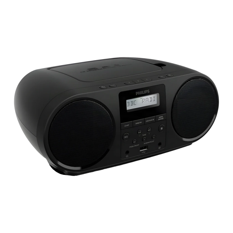 Philips TAZ6000/10 DAB, DAB+, FM Bluetooth Lecteur CD portable
