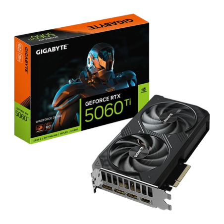 GIGABYTE GeForce RTX 5060 Ti WINDFORCE OC 8GB GDDR7 Carte graphique