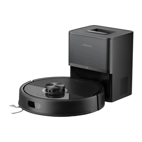 Roborock Q7 TF+ Noir 10000Pa LiDAR lavage de sol autovidage 150 min 3200mAh compatible avec Alexa et Google Robot aspirateur