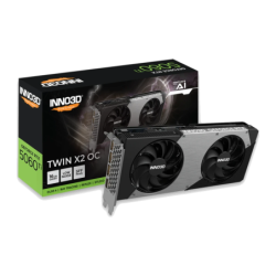 Inno3D GeForce RTX 5060 Ti TWIN X2 OC 16GB GDDR7 2 ventilateurs Carte graphique