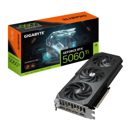 Gigabyte GeForce RTX 5060 Ti Gaming OC 16GB GDDR7 3 ventilateurs Carte graphique