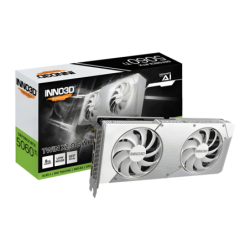 Inno3D GeForce RTX 5060 Twin X2 OC Blanc 8GB GDDR7 Carte graphique