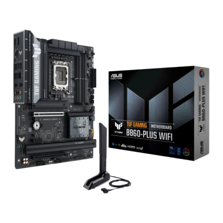 ASUS TUF Gaming B860-Plus WiFi LGA1851 Intel B860 DDR5 ATX 3 emplacements M.2 Carte mère