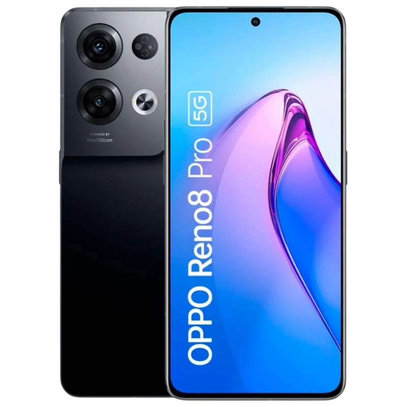 OPPO Reno8 Pro 5G 8GB/256GB Noir 6,7 pouces AMOLED 120Hz 50MP 4500mAh NFC