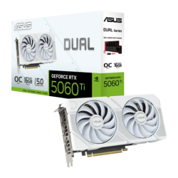 ASUS Dual GeForce RTX 5060 Ti OC 16GB GDDR7 2 ventilateurs HDMI 2.1 Carte graphique