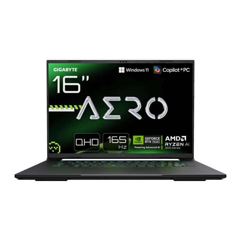 PC portable Gigabyte Aero X16 16Go DDR5/1To SSD 16 pouces WQXGA IPS AMD Ryzen AI 7 350 NVMe PCIe 4.0 RTX 5060 8Go GDDR7 Windows