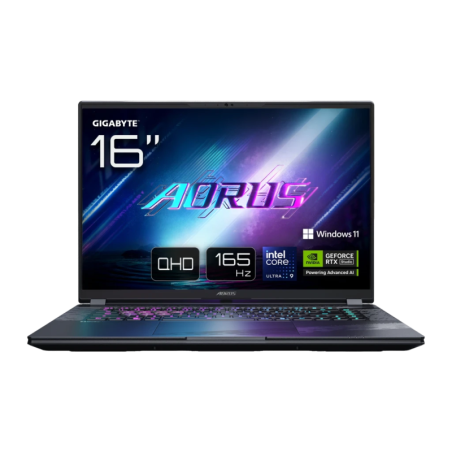 PC Portable Gaming GIGABYTE AORUS Elite 16 BWH 32Go DDR5/1To SSD 16 pouces IPS WQXGA 165Hz Intel Core Ultra 9 275HX NVMe PCIe 4.