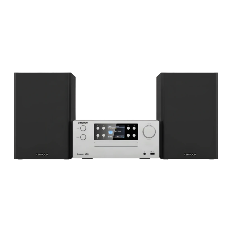 Kenwood M-925DAB-S Argent 2×50W Bluetooth 5.0 Chaîne compacte