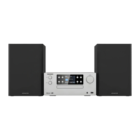 Kenwood M-925DAB-S Argent 2×50W Bluetooth 5.0 Chaîne compacte