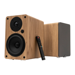 Vulkkano A4 Arc MKII Marron 60W HDMI ARC optique Bluetooth 5.0 Enceintes actives