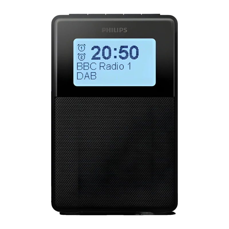 Philips TAR5100/10 FM/DAB+ CC/Batterie Bluetooth 5.3 LCD alarme IPX4 Radio-réveil