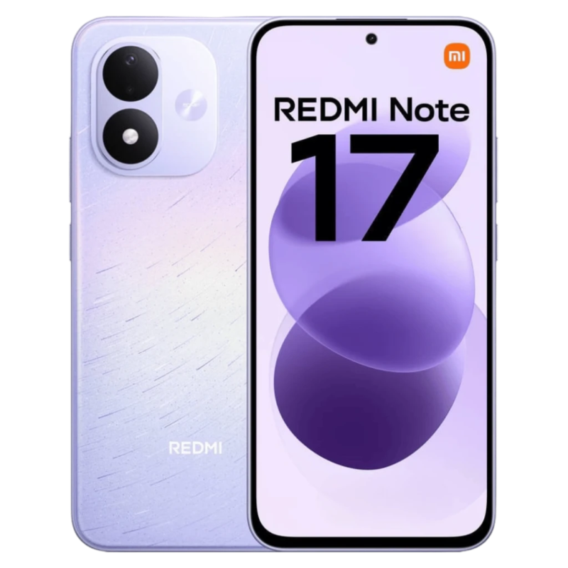 Xiaomi Redmi Note 17 4G 4GB/128GB Violet Céleste 6,99 pouces AMOLED 120Hz 50MP 7700mAh 45W NFC