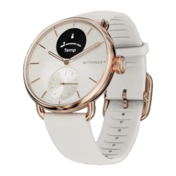 Withings ScanWatch 2 38 mm Or rose 0,63 pouces OLED FC SpO2 Altimètre 30 jours 5ATM Montre connectée