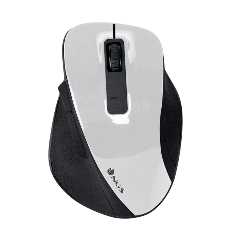 NGS Bow White 1600 DPI Blanc et noir 5 boutons 2.4GHz Souris
