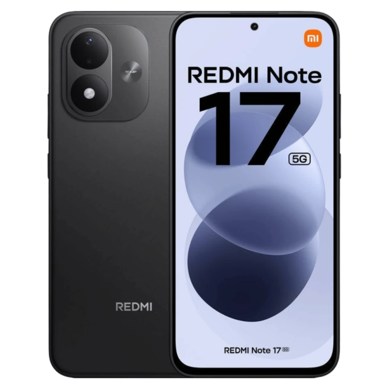 Xiaomi Redmi Note 17 5G 8GB/256GB Noir 6,99 pouces AMOLED 120Hz 50MP 7700mAh 45W NFC