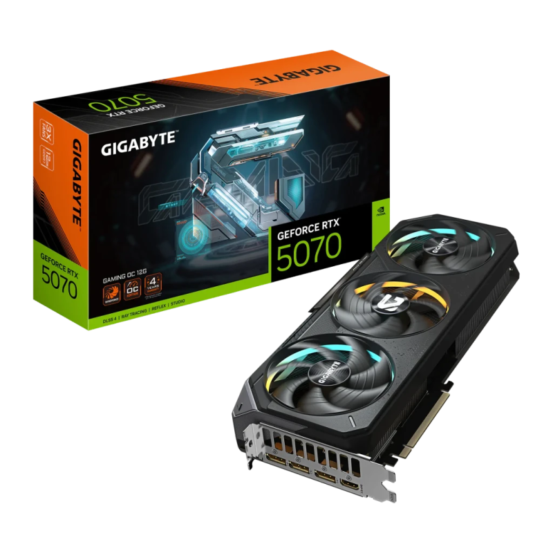 GIGABYTE GeForce RTX 5070 Gaming OC 12GB GDDR7 Carte graphique