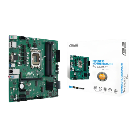 ASUS PRO B760M-CT-CSM B760 LGA1700 DDR5 mATX 2 emplacements M.2 Carte mère