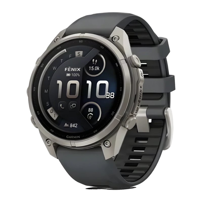Garmin Fenix 9 Pro 47 mm LTE Titane Graphite/Noir 1,3 pouces AMOLED GPS 10ATM Montre connectée