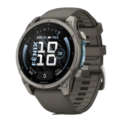 Garmin Fenix 9 47 mm Gris Pebble AMOLED 16 jours Montre connectée