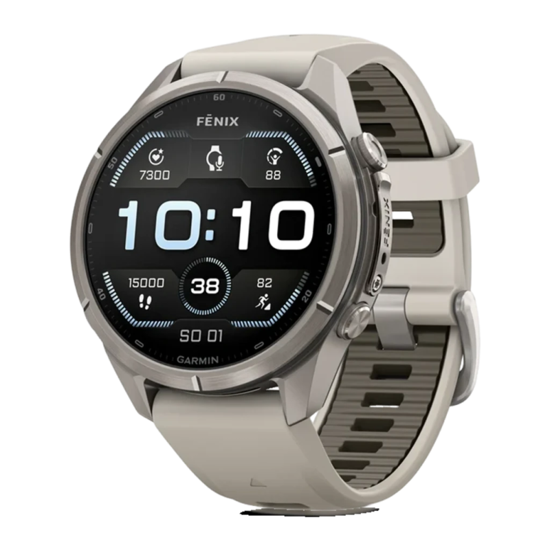Garmin Fenix 9 Pro 43 mm Gris Fog AMOLED 15 jours Montre connectée