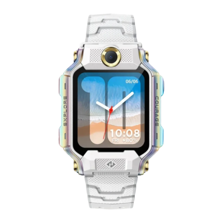 Imoo Watch Phone X10 Blanc 1,61 pouces TFT GPS 5 Systèmes Appels Bluetooth SOS Vidéoappel IP68