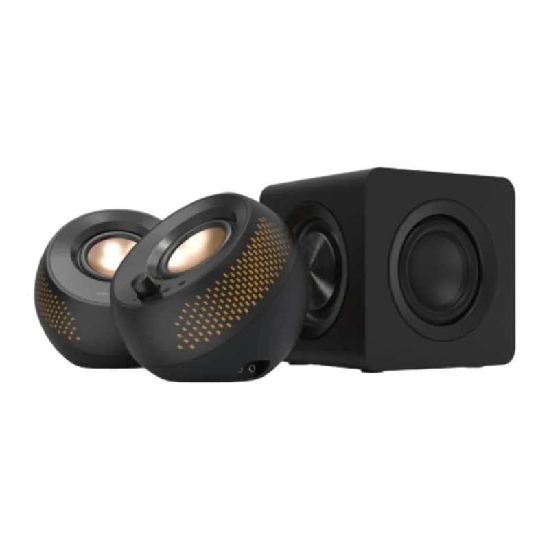 Creative Pebble X Plus Passif 2.1 30W lumières LED Bluetooth 5.3 Enceintes PC