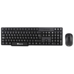 NGS Euphoria Anglais Noir 2,4GHz Clavier + souris sans fil