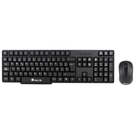 NGS Euphoria Anglais Noir 2,4GHz Clavier + souris sans fil