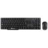 NGS Euphoria Anglais Noir 2,4GHz Clavier + souris sans fil