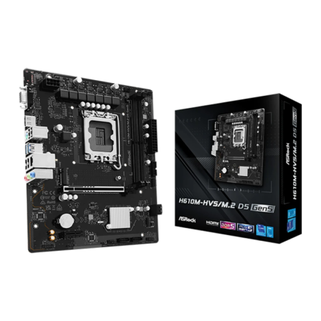 ASRock H610M-HVS/M.2 D5 Gen5 Intel H610 LGA1700 DDR5 mATX Carte mère