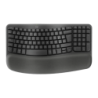 Logitech Wave Keys Espagnol à membrane Bluetooth + 2,4GHz Clavier sans fil ergonomique