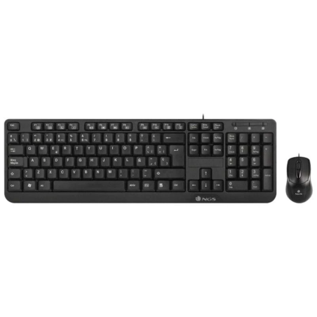 NGS Cocoa USB Noir Clavier + souris
