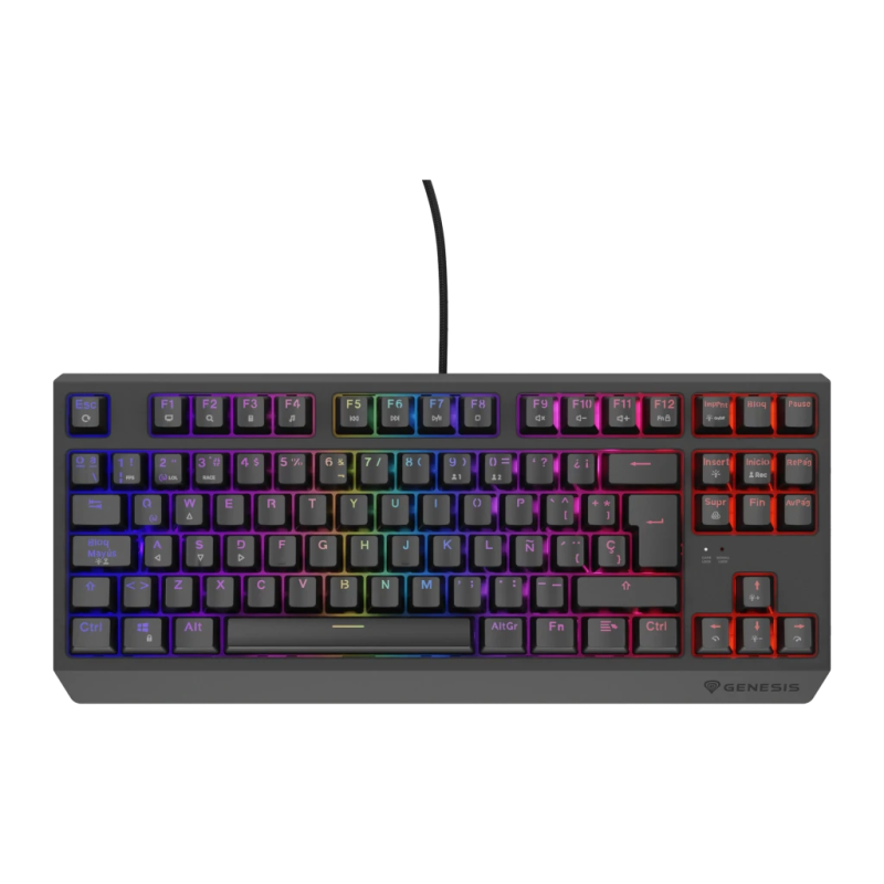 Genesis Thor 230 TKL Red Switch RGB Espagnol Clavier gaming mécanique