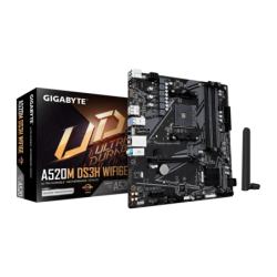 Gigabyte A520M DS3H WIFI6E AMD A520 AM4 DDR4 Micro ATX Carte mère
