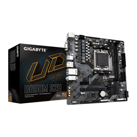 Gigabyte B650M S2H B650 AM5 DDR5 mATX Sans WiFi Carte mère