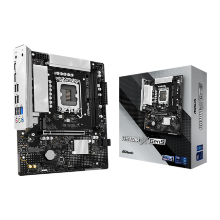 ASRock H810M-X Gen5 Intel H810 LGA1851 DDR5 Micro ATX Carte mère
