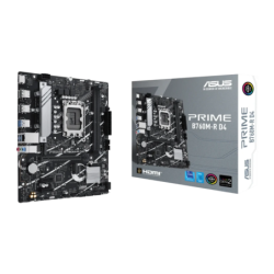 ASUS Prime B760M-R D4 Intel B760 LGA1700 DDR4 mATX Sans WiFi 2,5G Ethernet 2 emplacements M.2 Carte mère