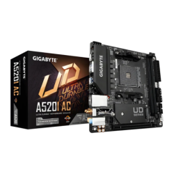 GIGABYTE A520I AC AMD A520 AM4 DDR4 Mini-ITX WiFi 5 Carte mère