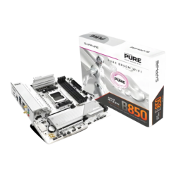Sapphire Pure B850M WiFi B850 AM5 DDR5 mATX WiFi 6 2 emplacements M.2 Carte mère