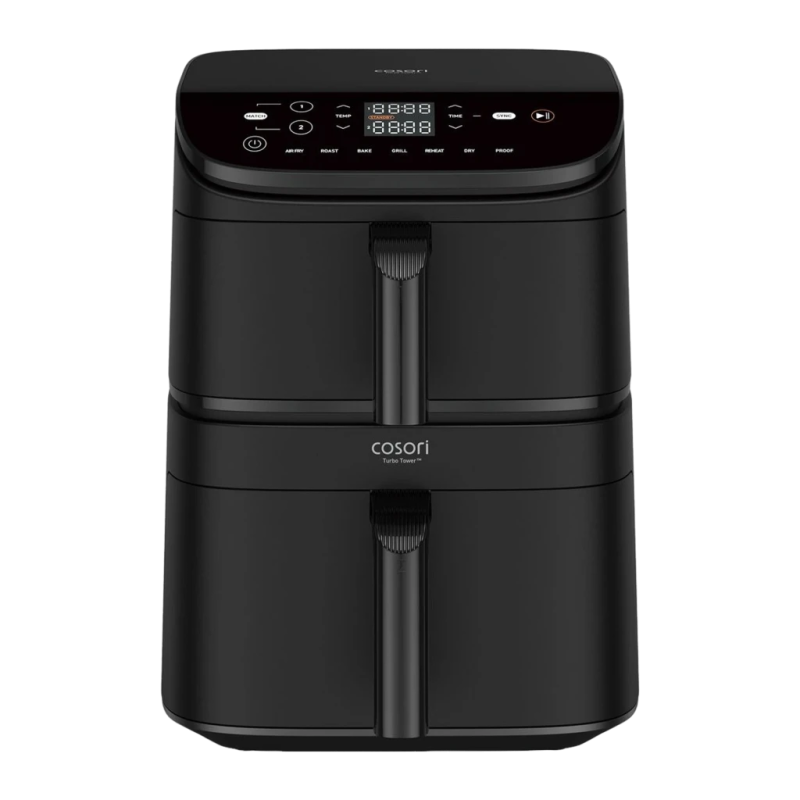 Cosori Turbo Tower CAF-DC121 Double panier vertical 10,8L 2630W 7 programmes écran tactile Friteuse à air