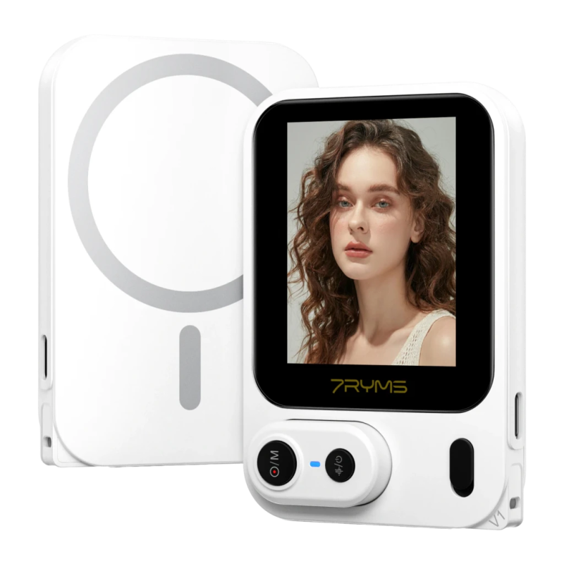 Écran selfie 7RYMS Qshot V1 Blanc 4K60 filaire / 4K30 USB-C