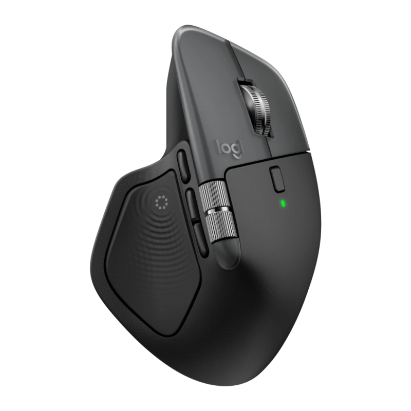 Logitech MX Master 4 for Mac Bluetooth Noir 8 boutons Souris ergonomique
